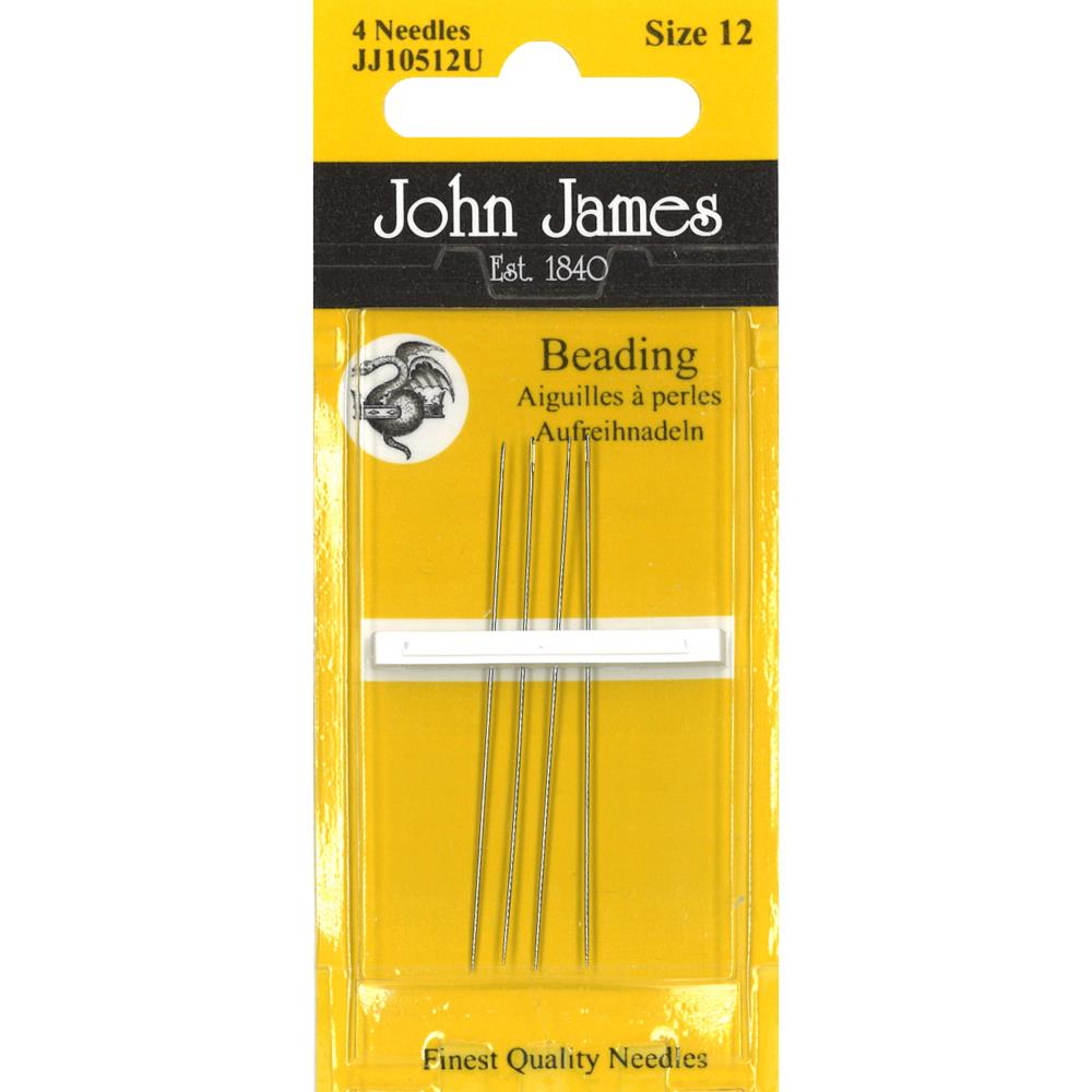 (image for) John James Beading Hand Needles Size 12